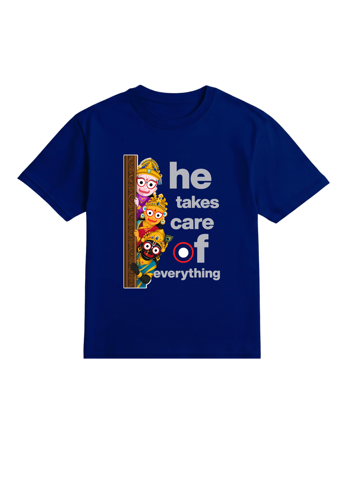 He Takes Care of Everything - 180 GSM Regularfit Cotton T-shirt 2