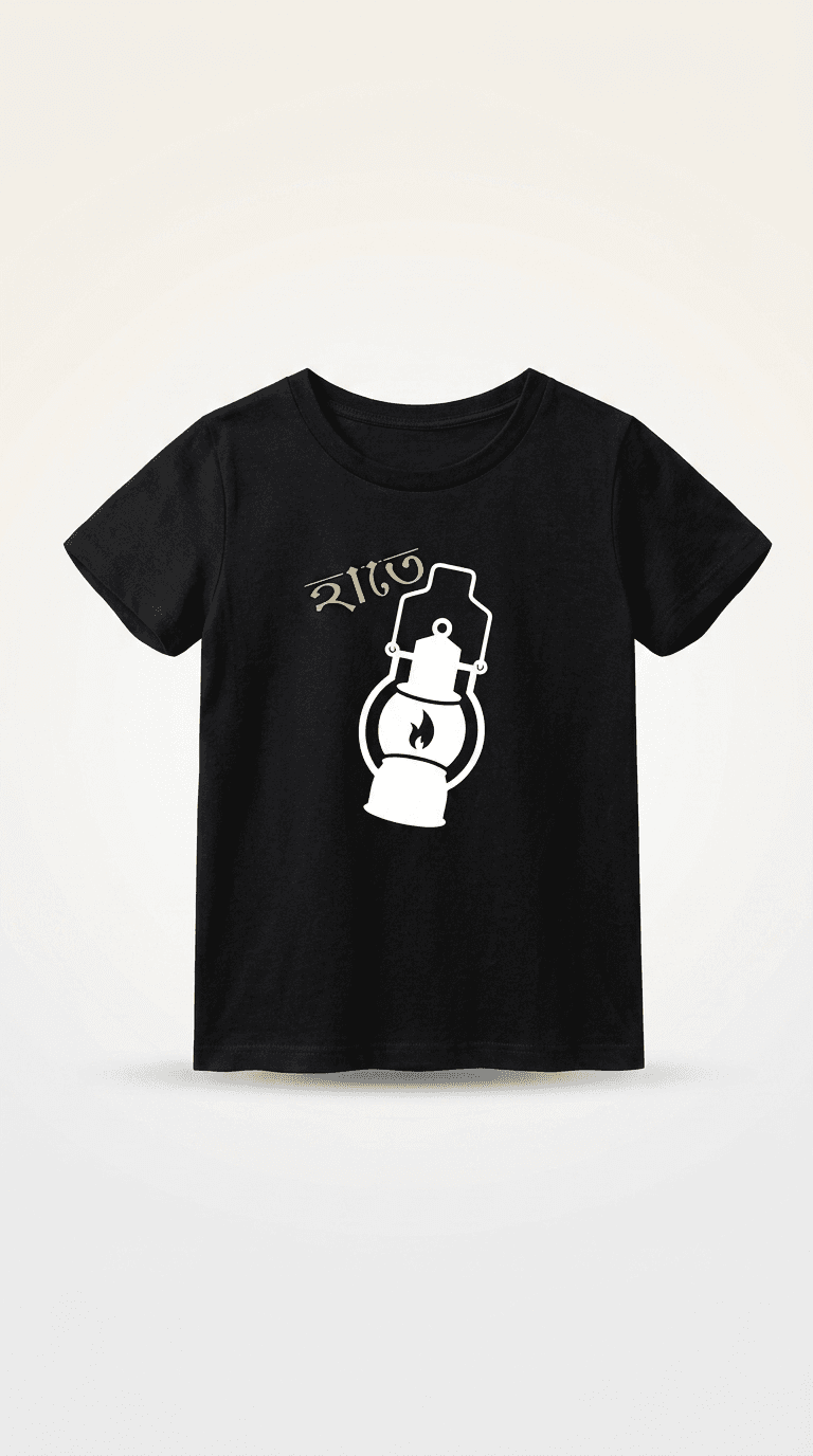 হাতে হ্যারিকেন — Bengali Humour Graphic T-Shirt | Funny Hyperactive Chaos Tee | Premium Cotton 2