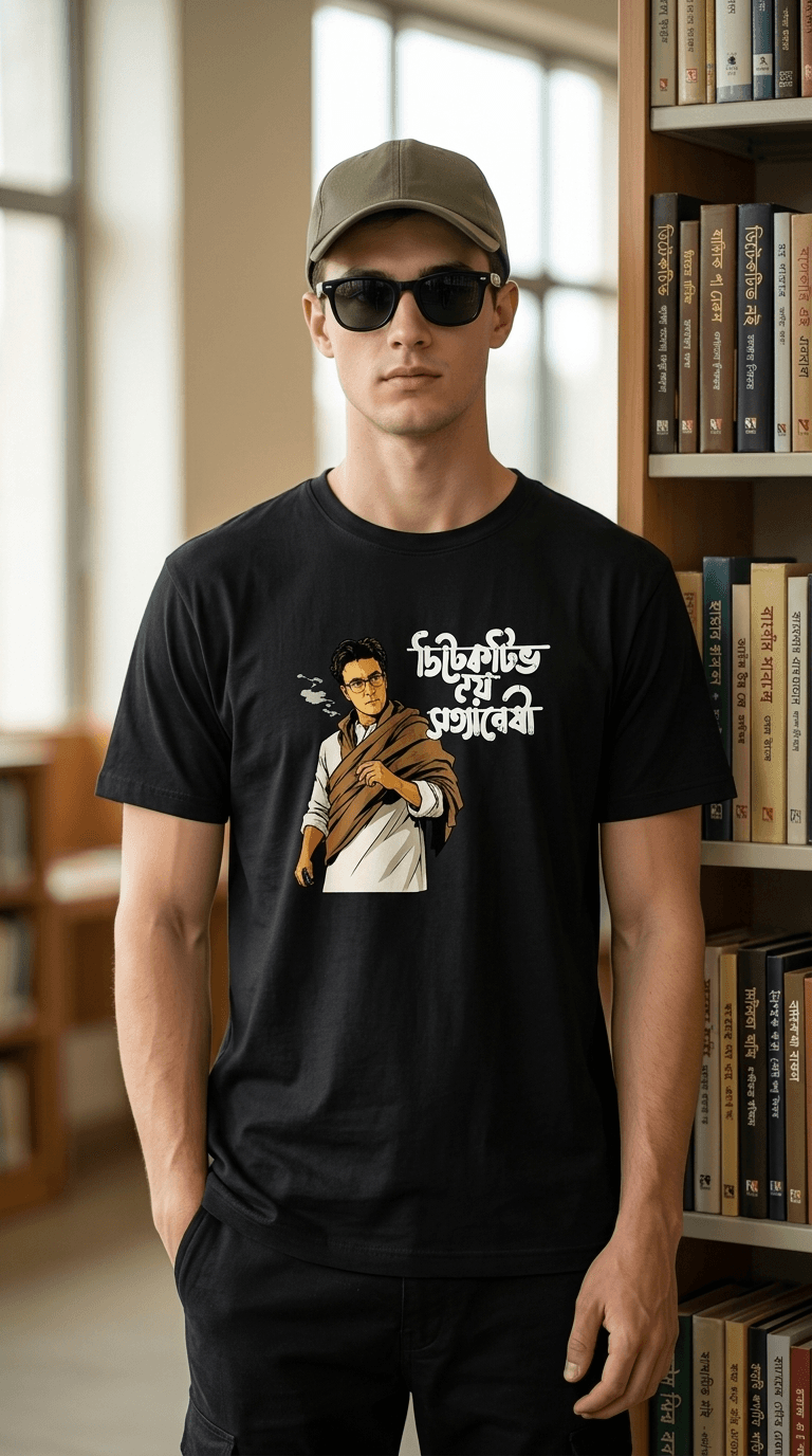 ডিটেক্টিভ নয় সত্যান্বেষী Best Premium Cotton T-shirt 0