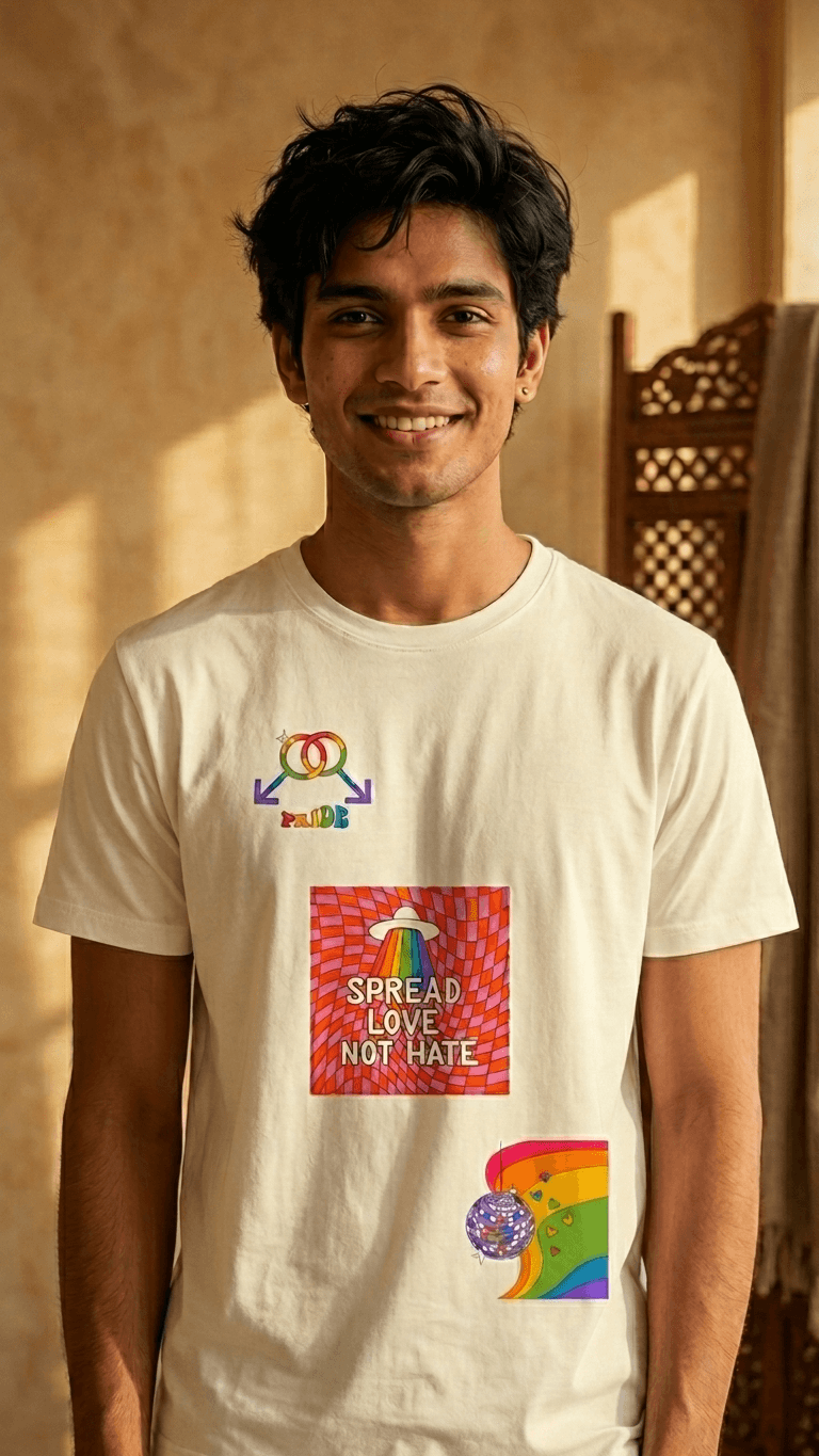 Pride Spread Love 3-Panel / Premium Cotton 1