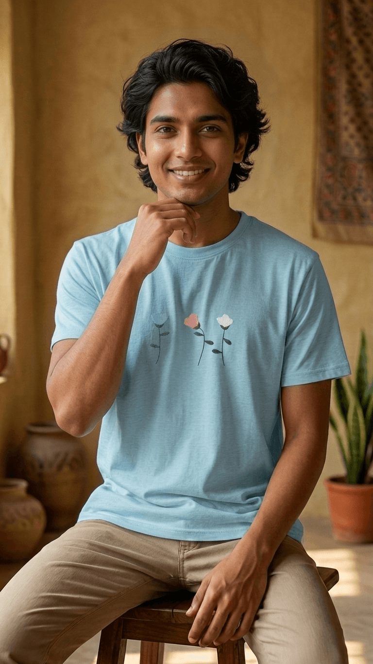 The Queer Florets — Floral Pride Graphic T-Shirt | Soft Casual Tee 1