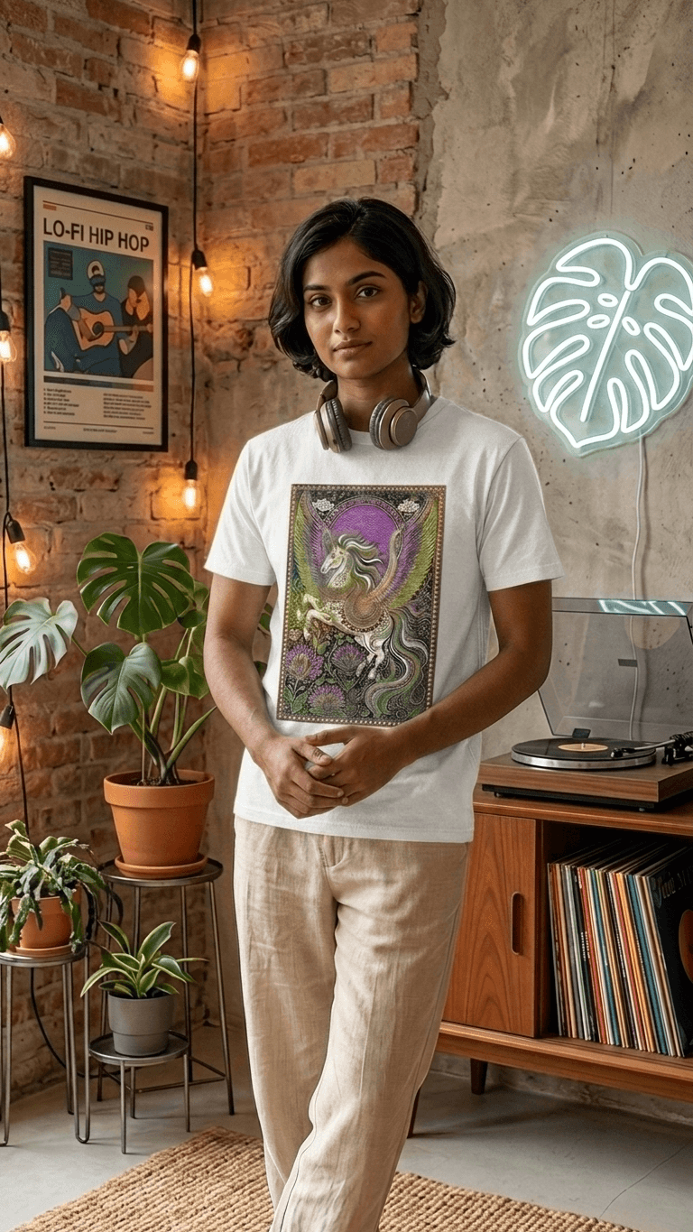The Aro-Ace Pegasus — Mythical Pride Graphic T-Shirt | Coolteees 0