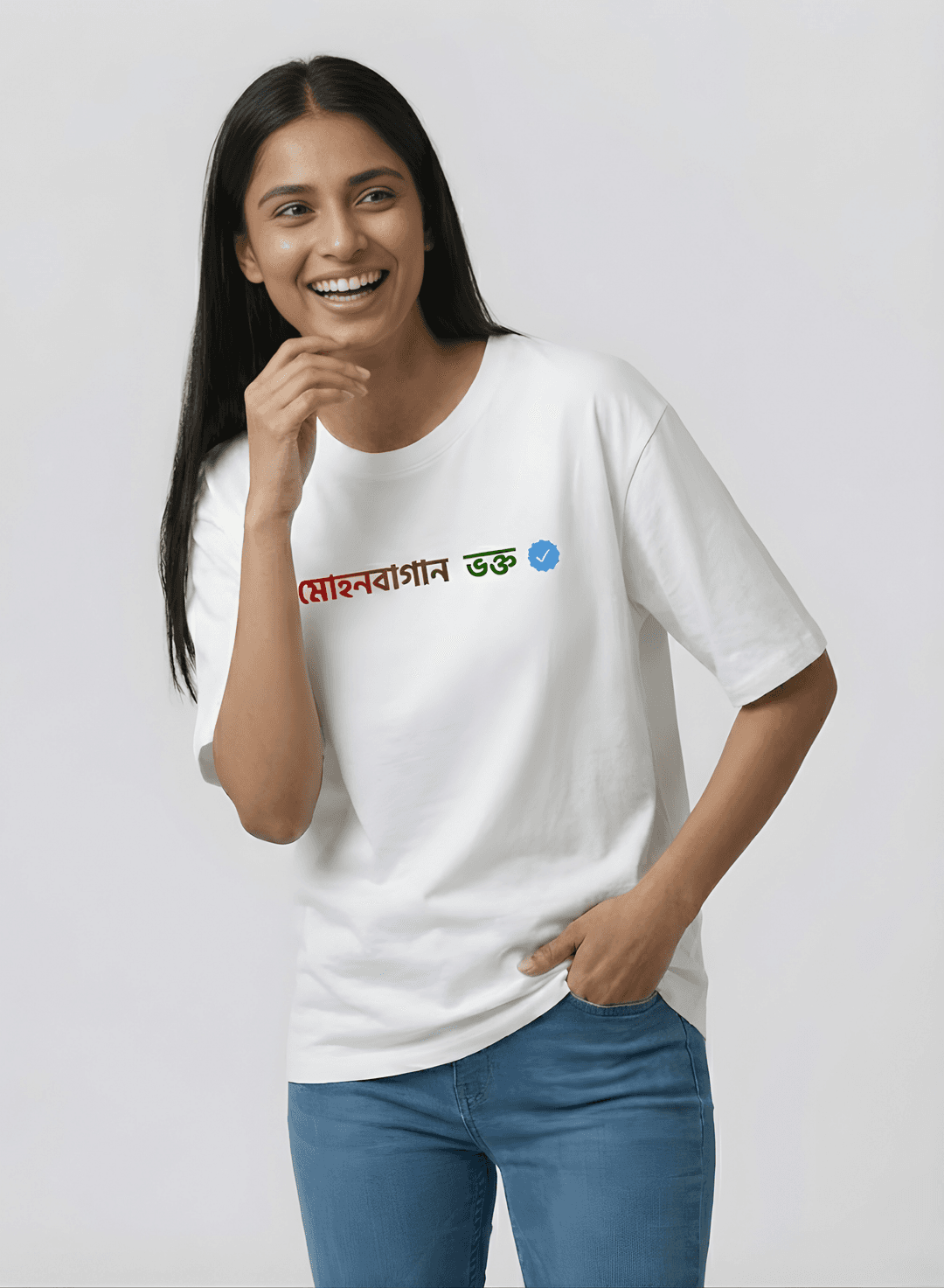 Mohun Bagan Fan T-Shirt – Verified Green & Maroon Supporters Logo Tee | Coolteees 0