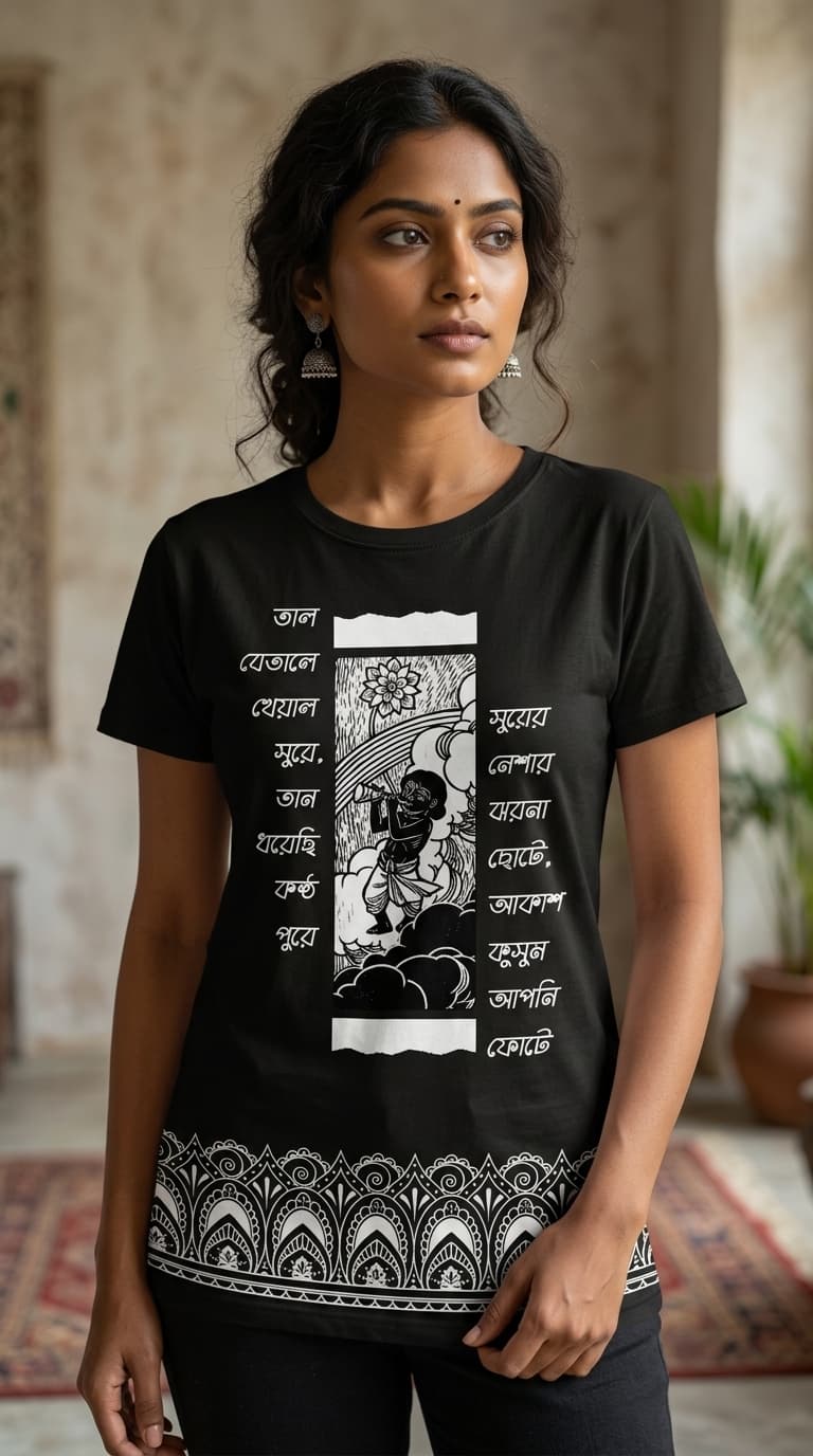 Abol Tabol Bangla Graphic T-Shirt 1
