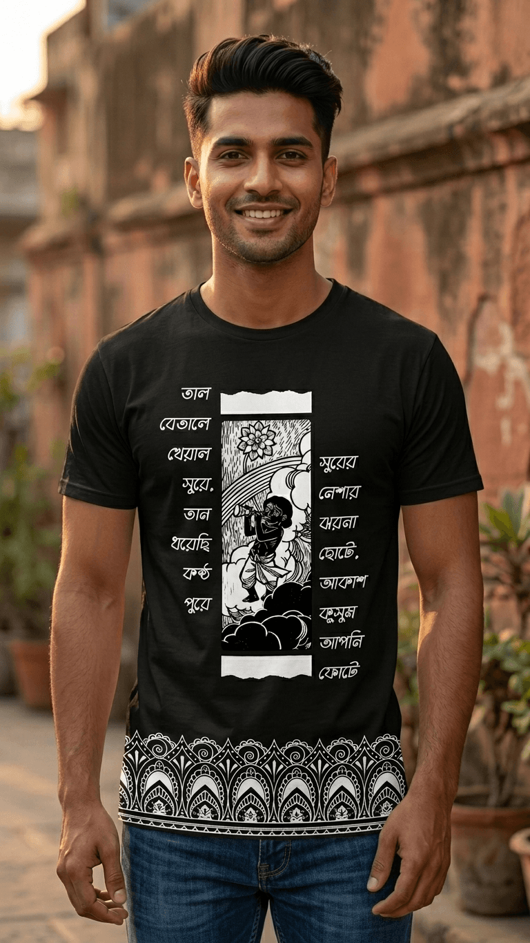 Abol Tabol Bangla Graphic T-Shirt 0