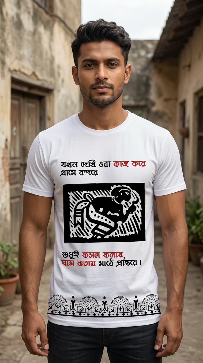 Sudin Asbe Coolteees Chill Adda Bear Graphic T-Shirt – Lavender Bangla Cartoon Tee 1