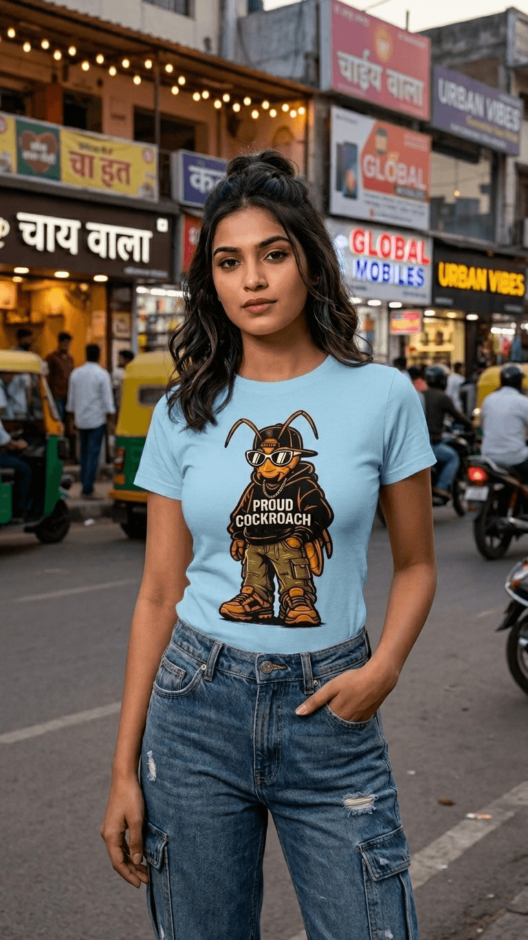 Proud Cockroach T-Shirt - Regular fit Premium Cotton Teees 0